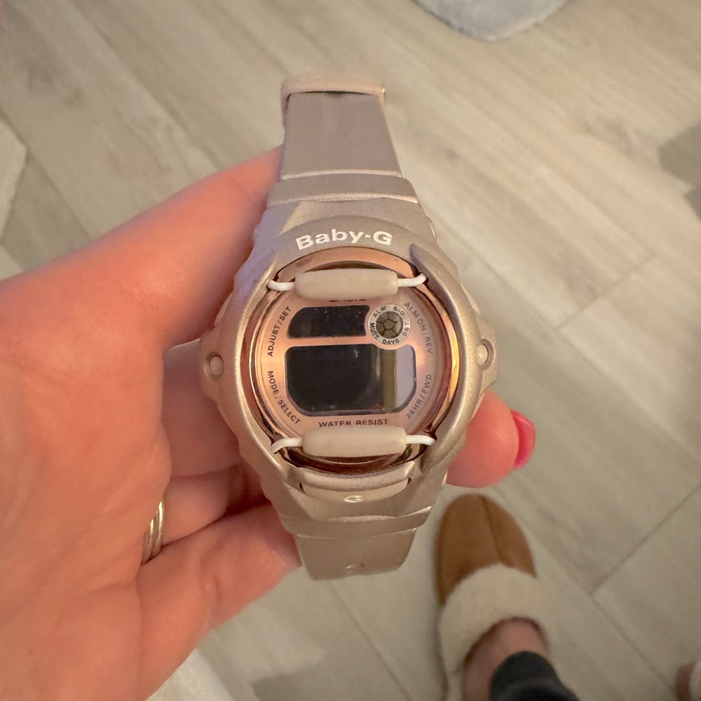 Baby G rose gold watch. Needs new battery.